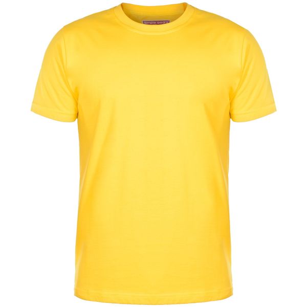 تی شرت مردانه سیمپل مدل sw3-yellow تی شرت مردانه سیمپل مدل sw3-yellow