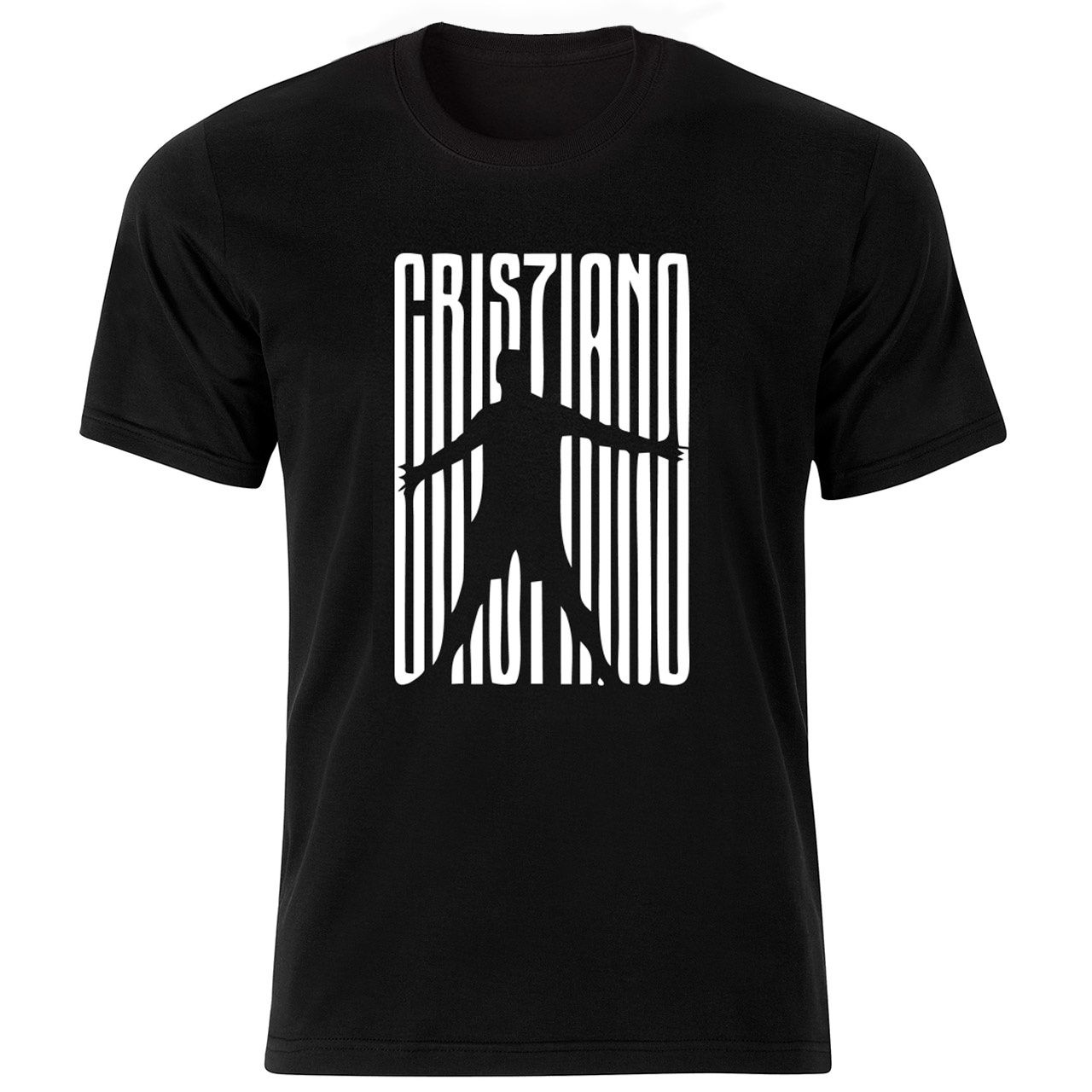 تی شرت آستین کوتاه نوین نقش طرح کریس رونالدو یوونتوس کد 3 -  - 1
