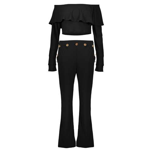 نیم تنه و شلوار زنانه مدل Schon Frau K565 Black