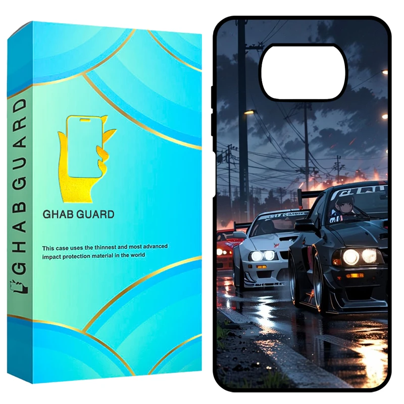 کاور قاب گارد طرح ماشین مدل GCHPX3 مناسب برای گوشی موبایل شیائومی Poco X3 / X3 NFC / X3 Pro