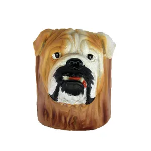جامدادی رومیزی طرح سگ بولداگ کد 1804