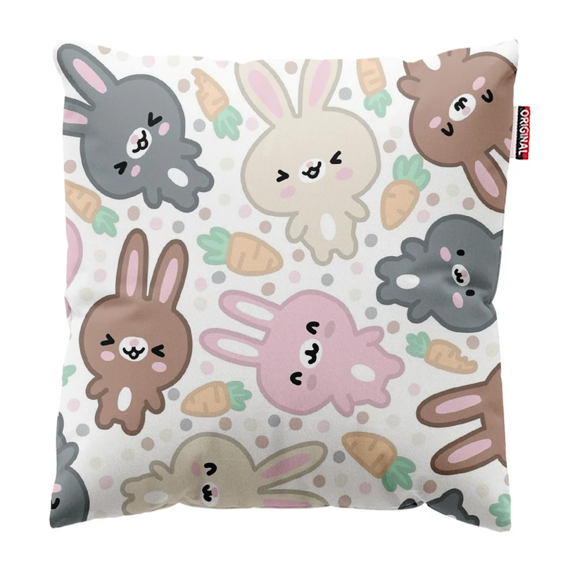 کوسن پاد آفرین طرح کارتونی بچگانه کد 2355 سایز 30*30 سانتی متر