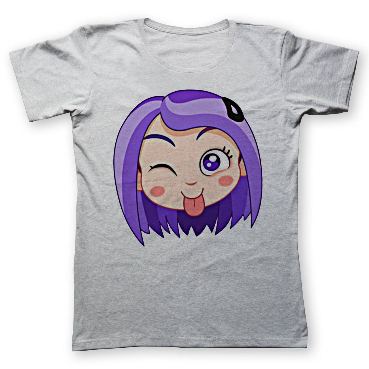 تی شرت به رسم طرح استیکر دختر کد 457 -  - 1