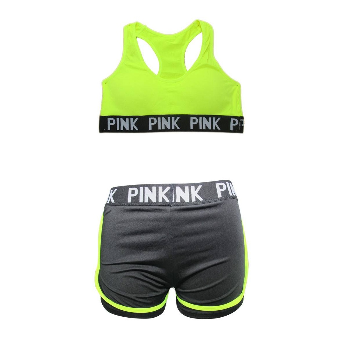 تاپ و شلوارک ورزشی اکسیژ مدل Pink01