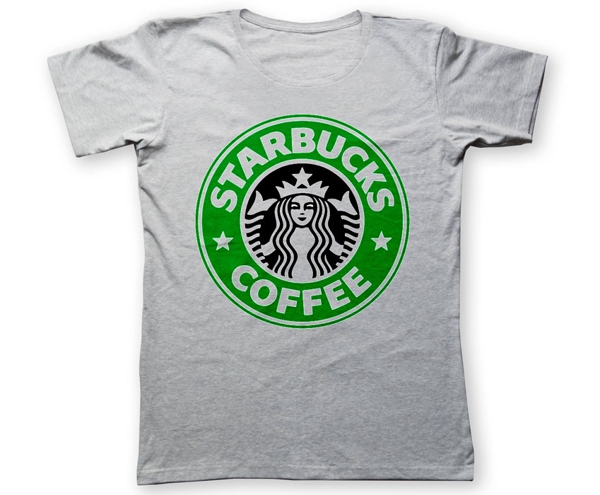 تی شرت به رسم طرح استارباکس کد 463 -  - 2