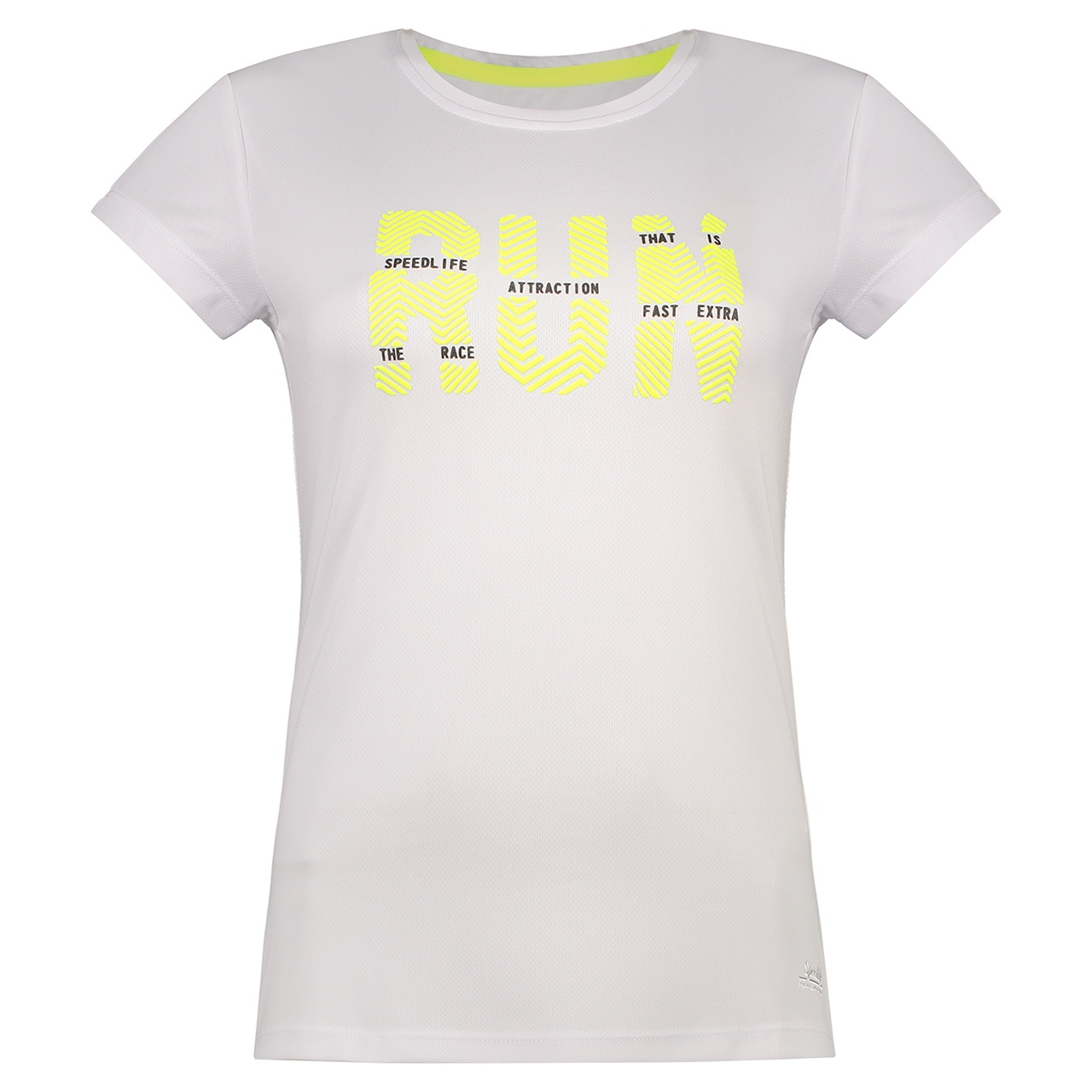تی شرت ورزشی زنانه اسپیدلایف مدل SF-0112 WHITE