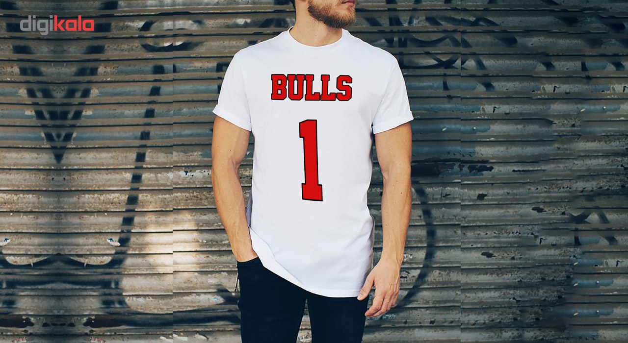 تی شرت مردانه طرح bulls مدل B 5283