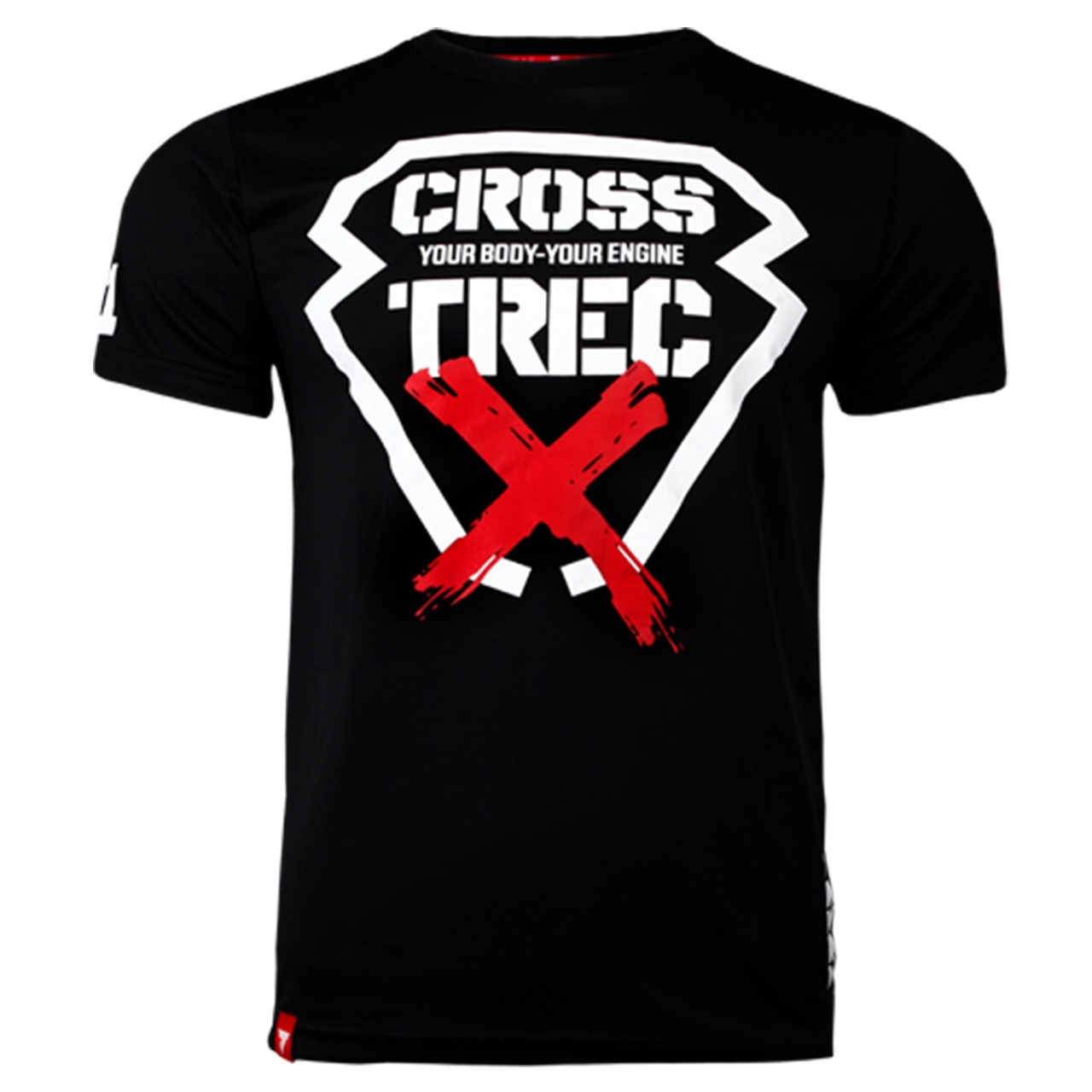 تیشرت ورزشی مردانه ترِک ویر مدل Cooltrec 012 Cross Black