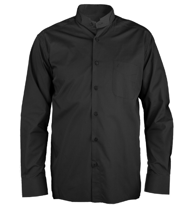 پیراهن آستین بلند مردانه اطمینان مدل یقه دیپلمات