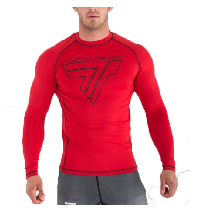 تی شرت آستین بلند ورزشی مردانه ترک ویر مدل Rash 004 Red