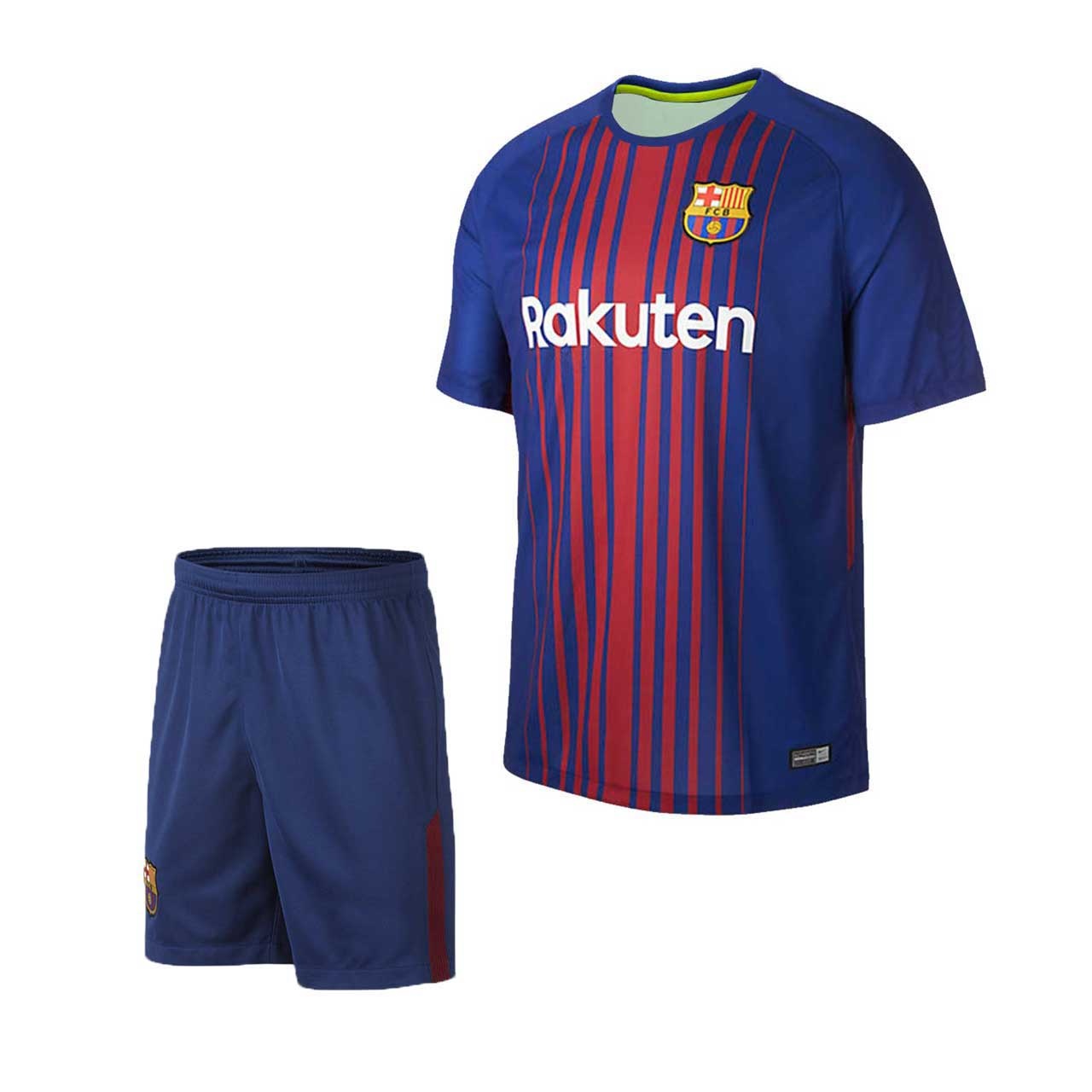 تی شرت و شورت وزشی طرح بارسلونا مدل Messi-2018