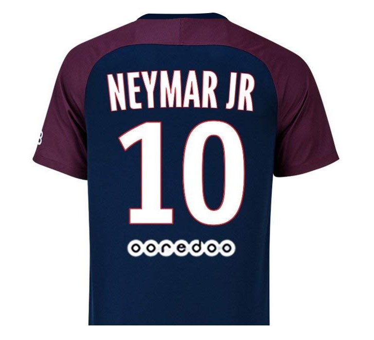 تی شرت و شورت ورزشی طرح پاریس سنت ژرمن مدل Neymar-2018