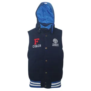 کاپشن مردانه فرانکلین مارشال مدل Zip Hood No Sleeve کد 122
