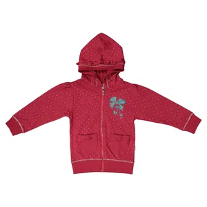 هودی دخترانه مدلDark Pink 515-31