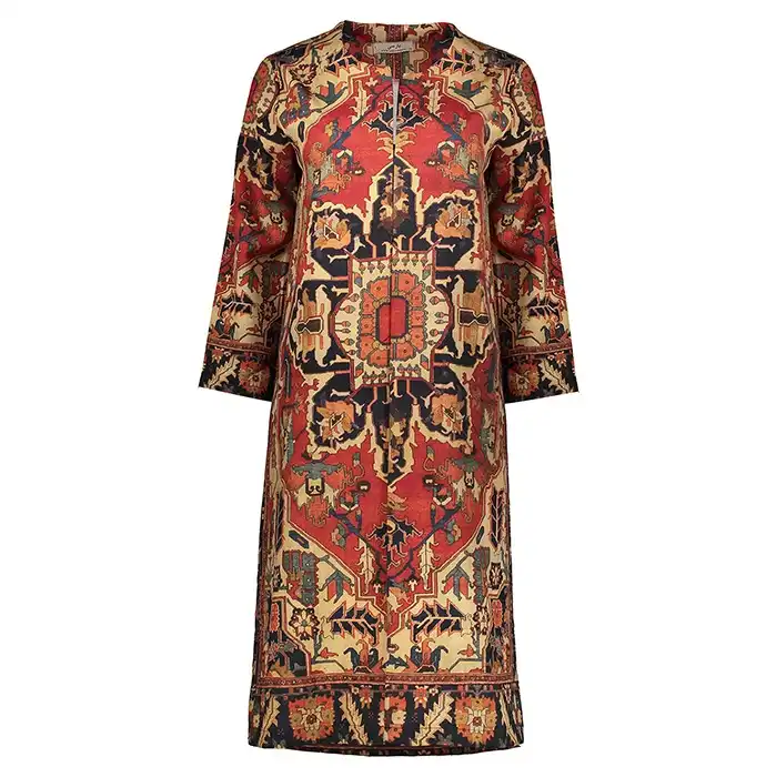 مانتو زنانه پارسی مدل فرش قرمز