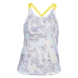 تاپ ورزشی زنانه آندر آرمور مدل Strappy Printed white