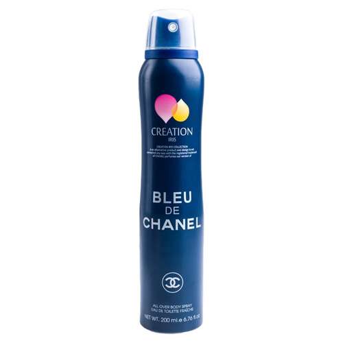 اسپری بدن زنانه کریشن آیریس مدل Bleu De Chanel حجم 200 میلی لیتر