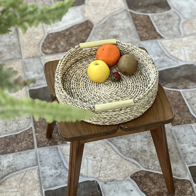 عکس شماره 3 : سینی حصیری مدل خوتکا