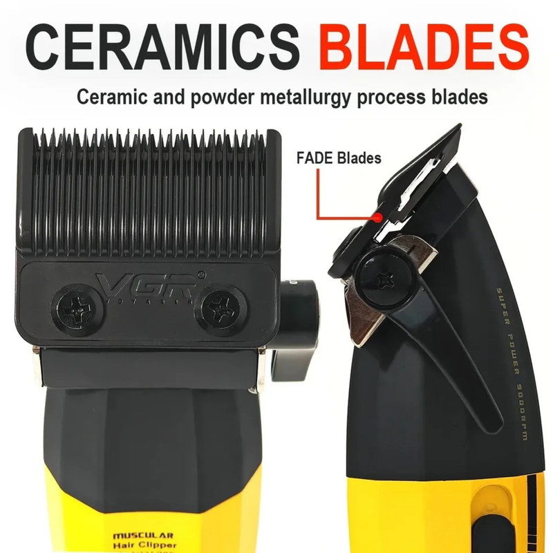 ماشین اصلاح موی سر و صورت شارژی وی جی ار مدل V-285