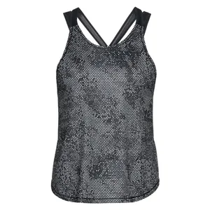 تاپ ورزشی زنانه آندر آرمور مدل Strappy Printed Black