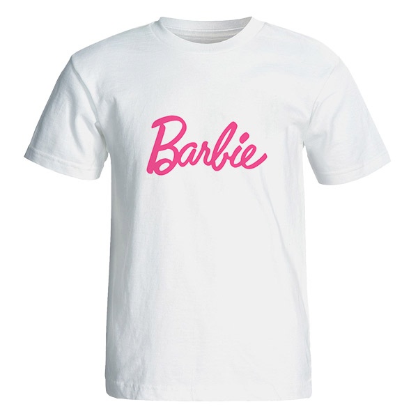 تی شرت آستین کوتاه زنانه طرح باربي کد 4820