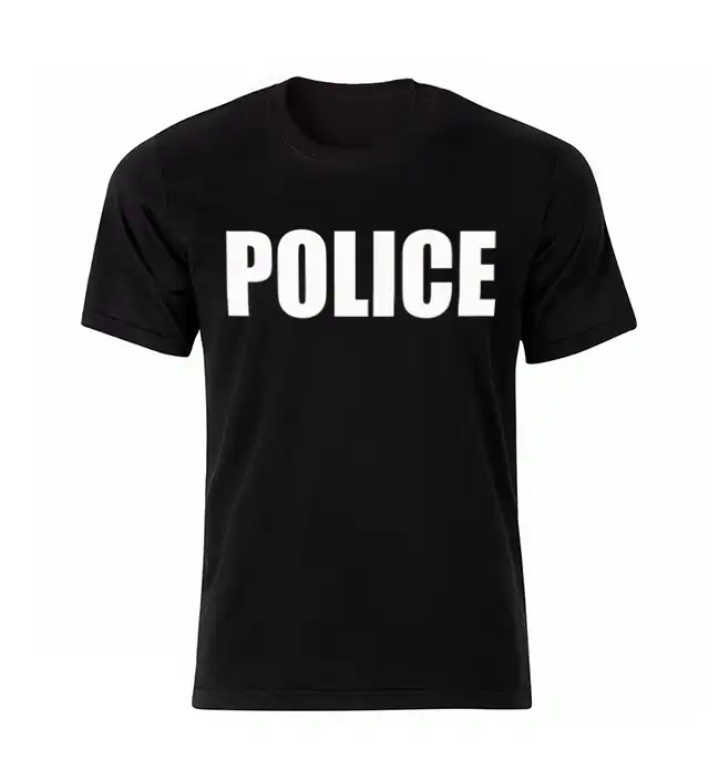 تی‌شرت مردانه طرح POLICE مدل BW13235