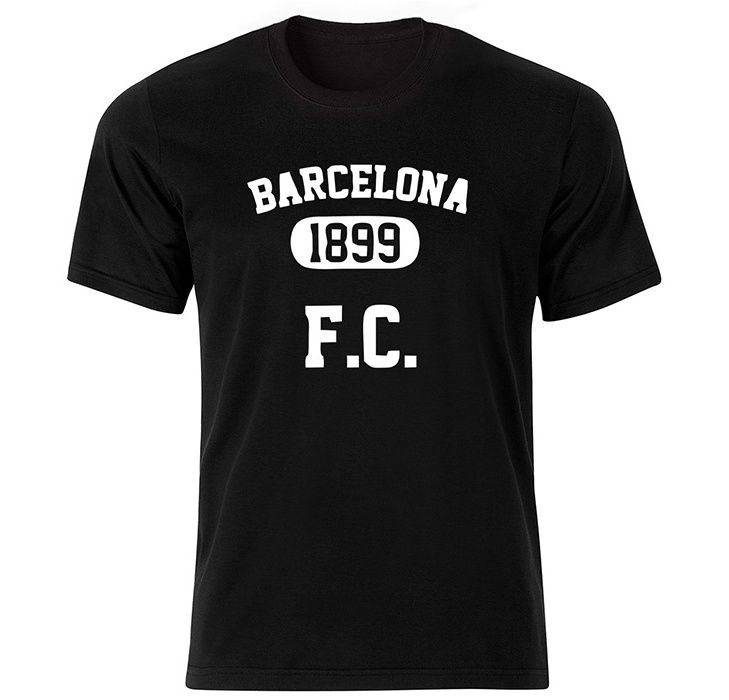 تی شرت آستین کوتاه مردانه طرح بارسلونا کد BW1508