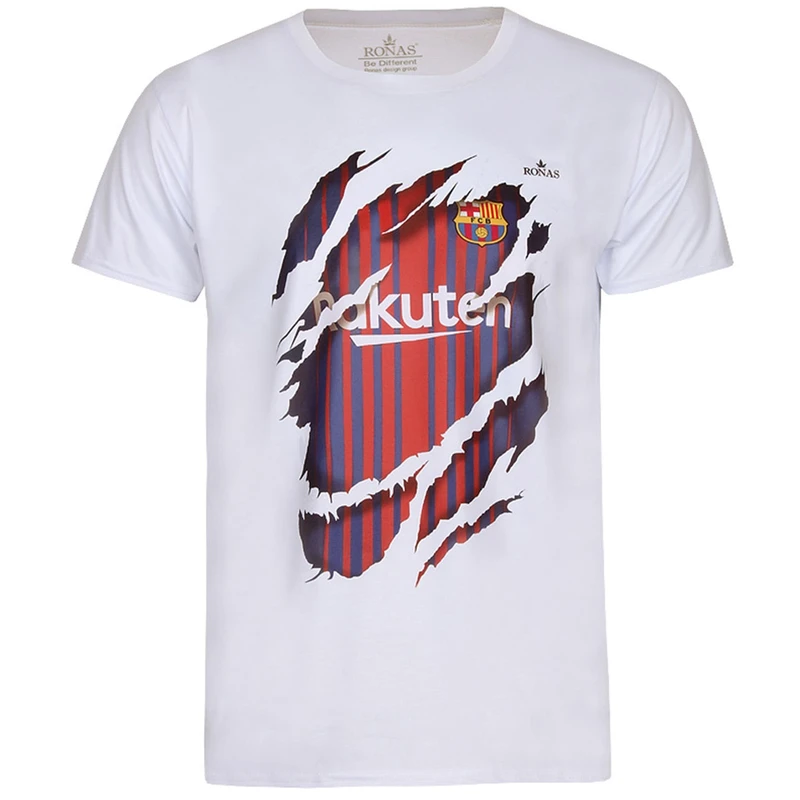 تیشرت مردانه روناس طرح بارسا کد 307000501