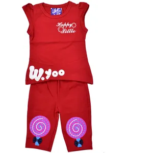 ست بلوز و شلوار دخترانه نی نی شیک کد T100-3