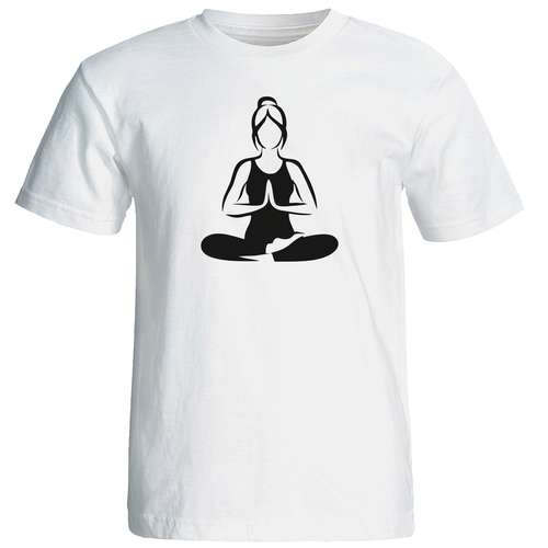تی شرت زنانه طرح یوگا کد 12702