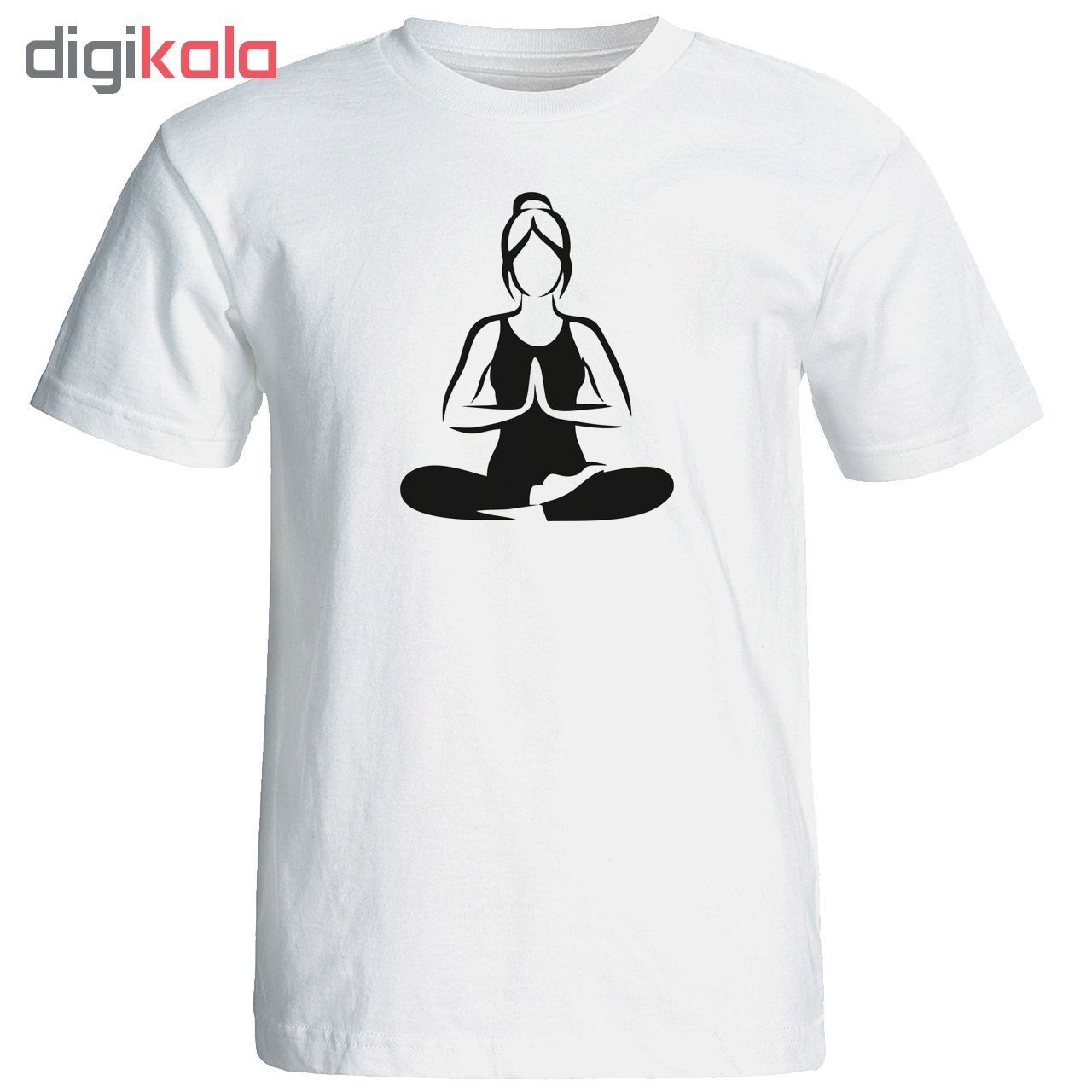 تی شرت زنانه طرح یوگا کد 12702