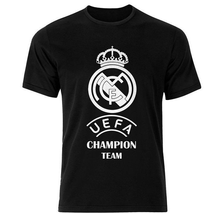 تی شرت ورزشی نخی طرح رئال مادرید کد REALMADRID001M تیشرت