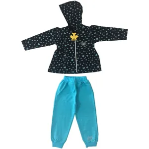 ست سویشرت و شلوار دخترانه خرس کوچولو مدل Baby heart کد 01
