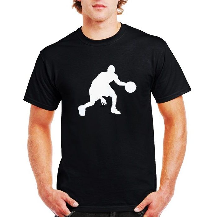 تی شرت ورزشی نخی مردانه فلوریزا طرح بازیکن بسکتبال کد Basketball 001M تیشرت