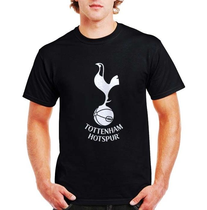 تی شرت ورزشی نخی مردانه فلوریزا طرح تاتنهام هاتسپر کد Tottenham Clubs Logo 001M تیشرت