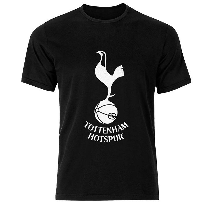 تی شرت ورزشی نخی مردانه فلوریزا طرح تاتنهام هاتسپر کد Tottenham Clubs Logo 001M تیشرت