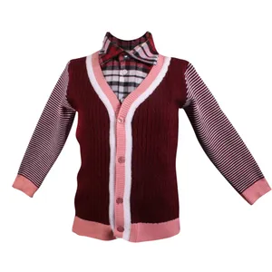 ژاکت پسرانه وچیون کد 236564 طرح ژاکت ژیله دار
