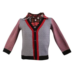 ژاکت پسرانه وچیون کد 29784 طرح ژاکت ژیله دار