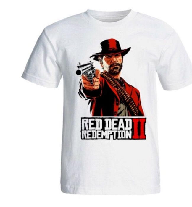 تی شرت مردانه سالامین طرح Red Dead Redemption 2 کد SA200