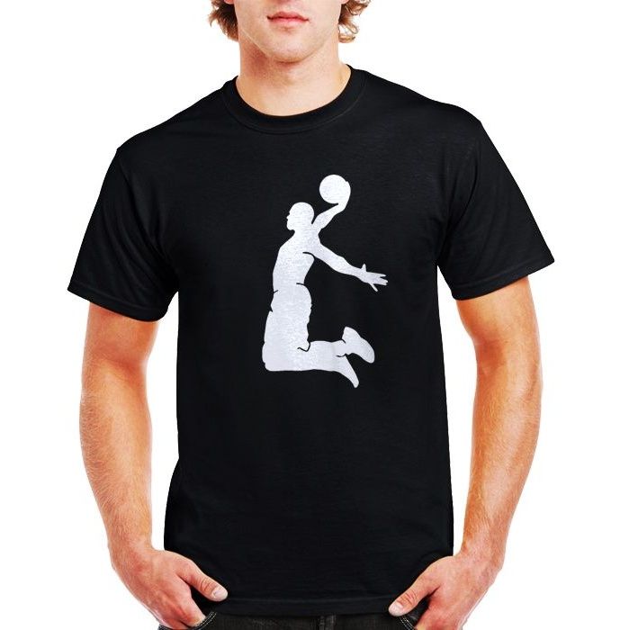 تی شرت ورزشی نخی مردانه فلوریزاطرح بازیکن بسکتبال کدBasketball 003M تیشرت