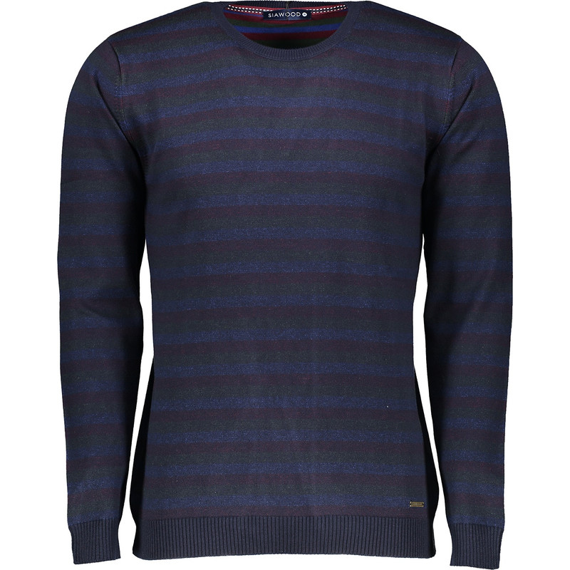 پليور مردانه سیاوود مدل KNIT-32710-سرمه اي S0180