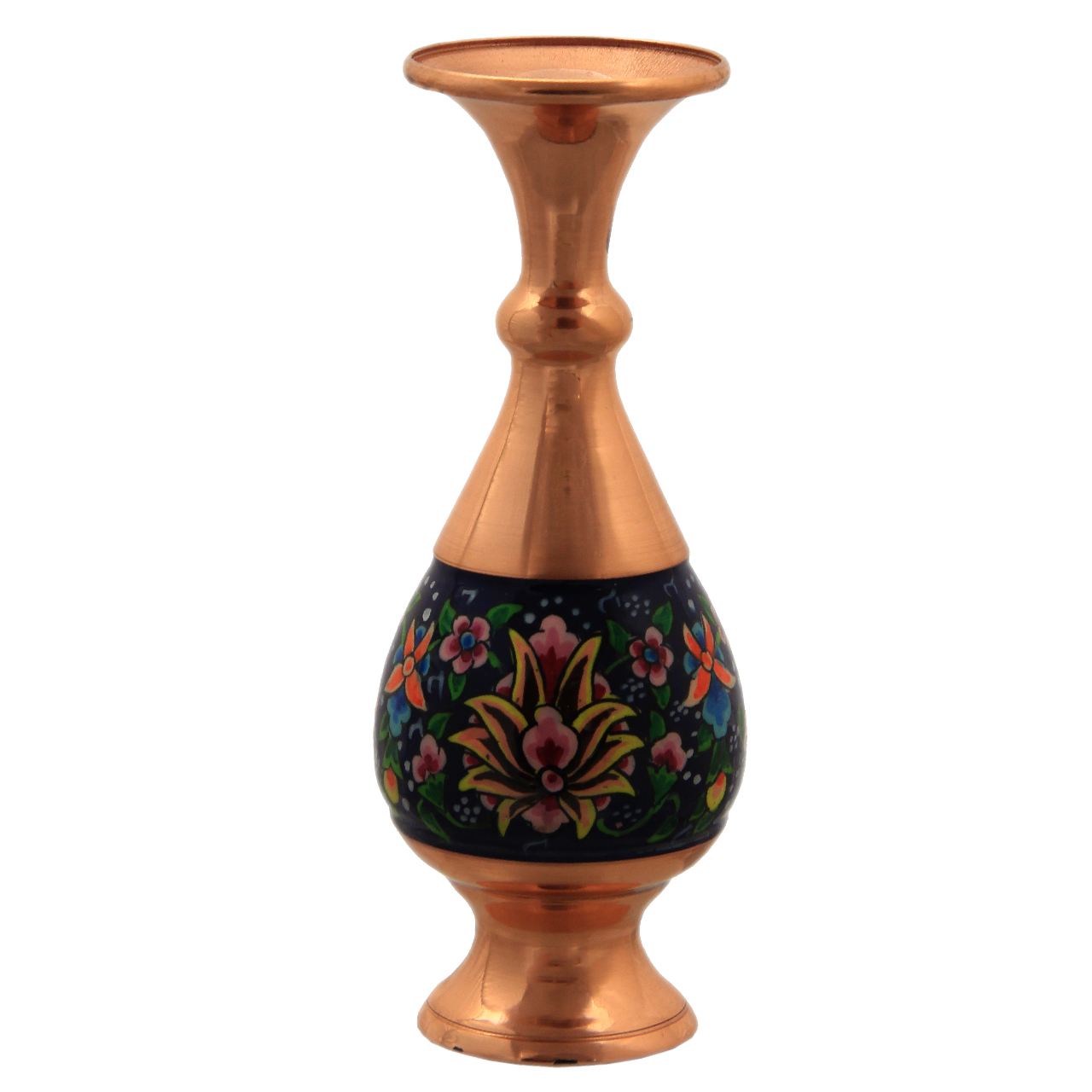 Copper Enamel vase, code 110018-1