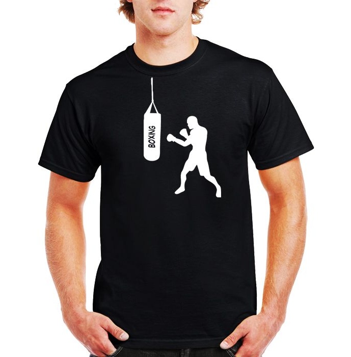 تی شرت ورزشی نخی مردانه فلوریزا طرح بوکس کد  boxing 002M تیشرت