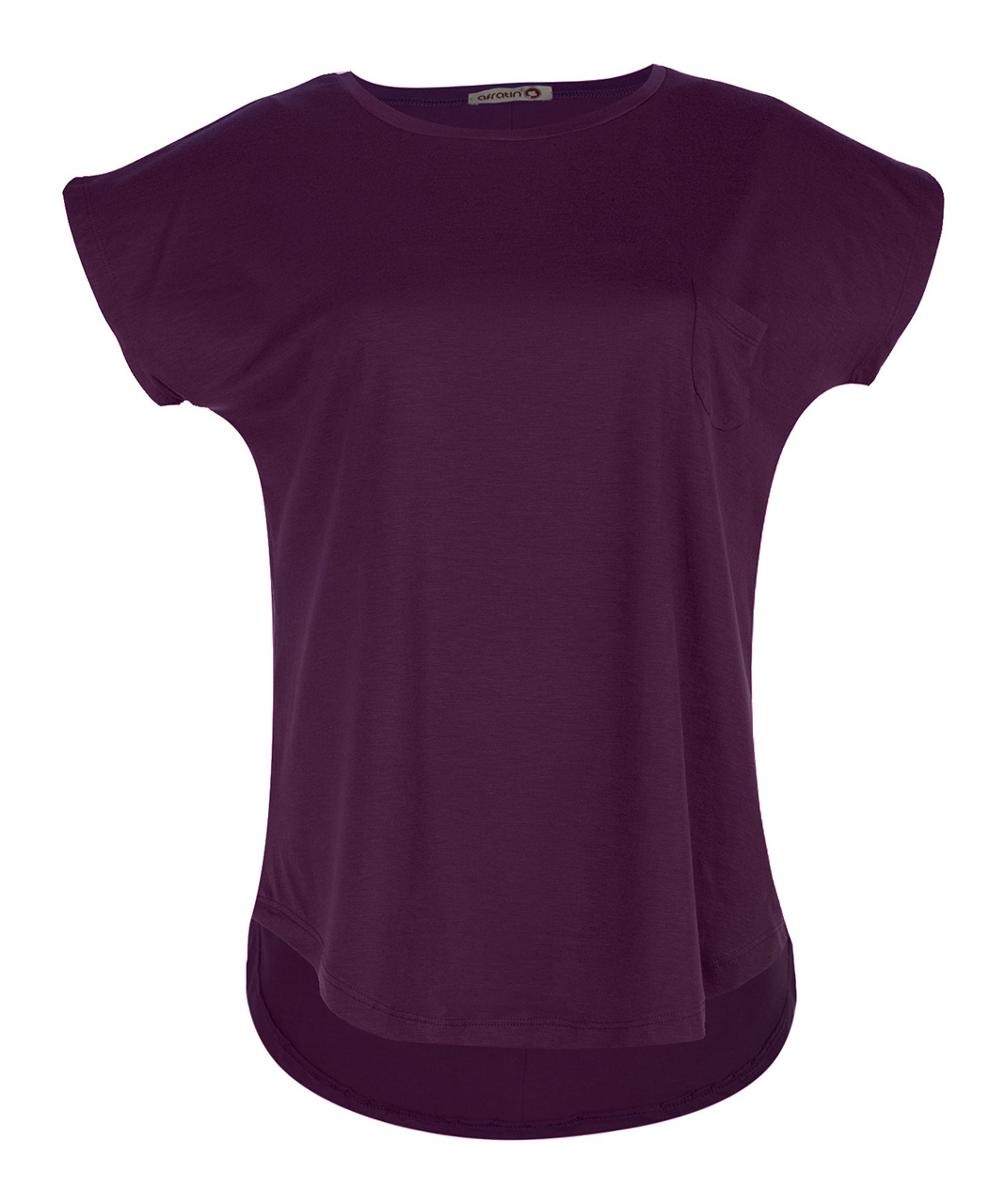 تی شرت زنانه افراتین کد2517 رنگ بادمجانی -  - 1