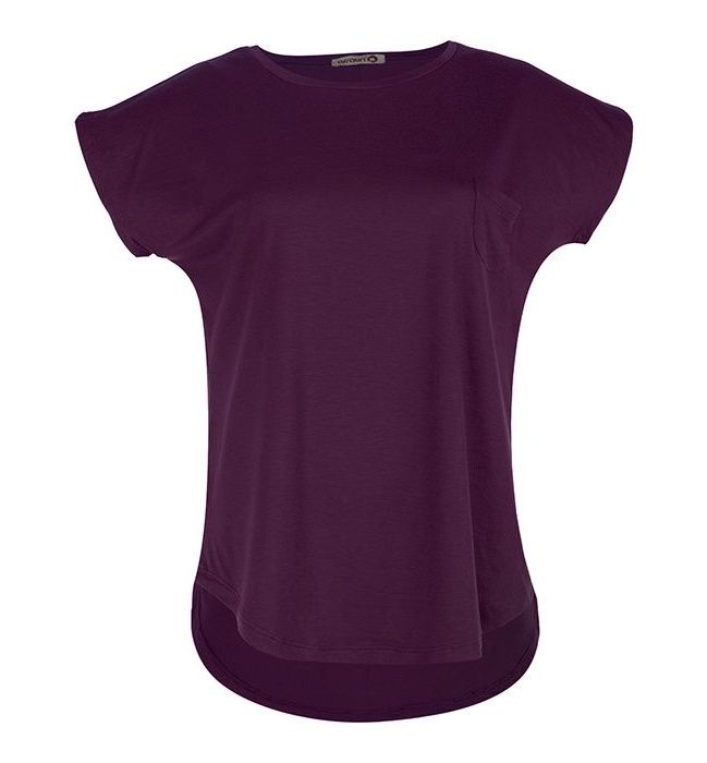 تی شرت زنانه افراتین کد2517 رنگ بادمجانی -  - 2