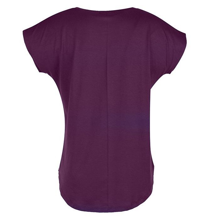 تی شرت زنانه افراتین کد2517 رنگ بادمجانی -  - 4