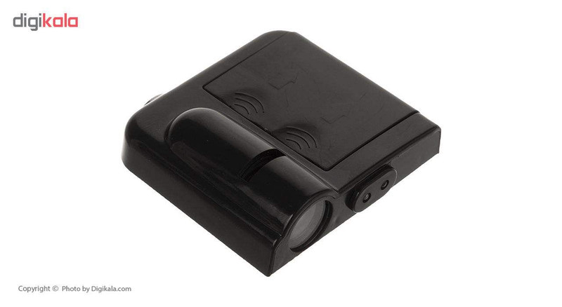 چراغ لوگو زیر در خودرو طرح جمجمه آتشین مدل PKH1 بسته 2 عددی