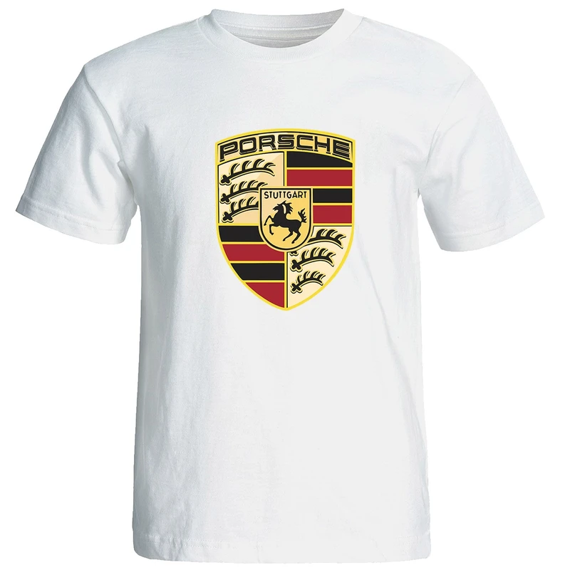 تی شرت آستین کوتاه مردانه طرح پورش کد 1543