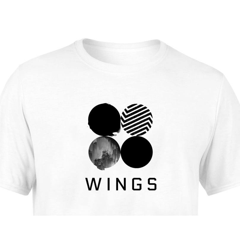 تی شرت مردانه طرح Wings Bts کد 142