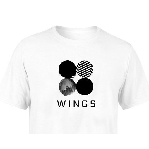 تی شرت مردانه طرح Wings Bts کد 142